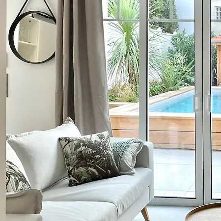 4pers 5'pied Piscine Jardin Parking * Arcachon