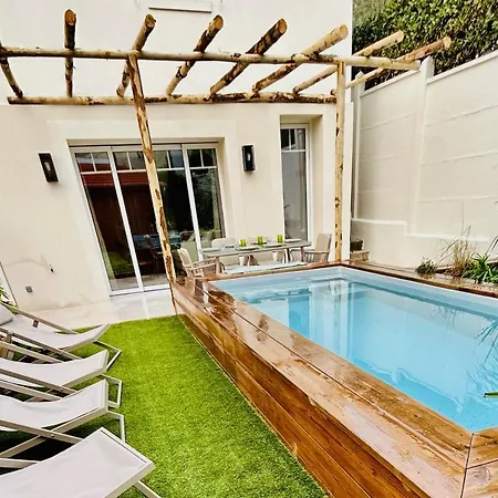 4pers 5'pied Piscine Jardin Parking Arcachon